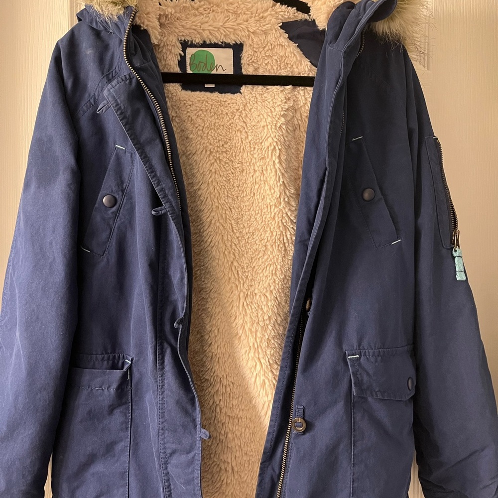 Mini boden winter coat